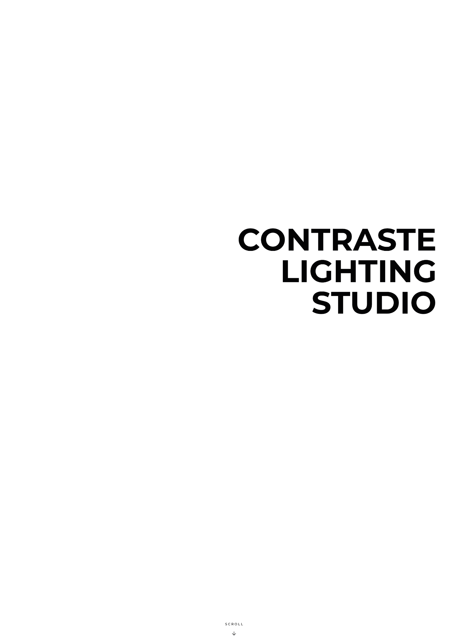 Contraste Lighting Studio website
